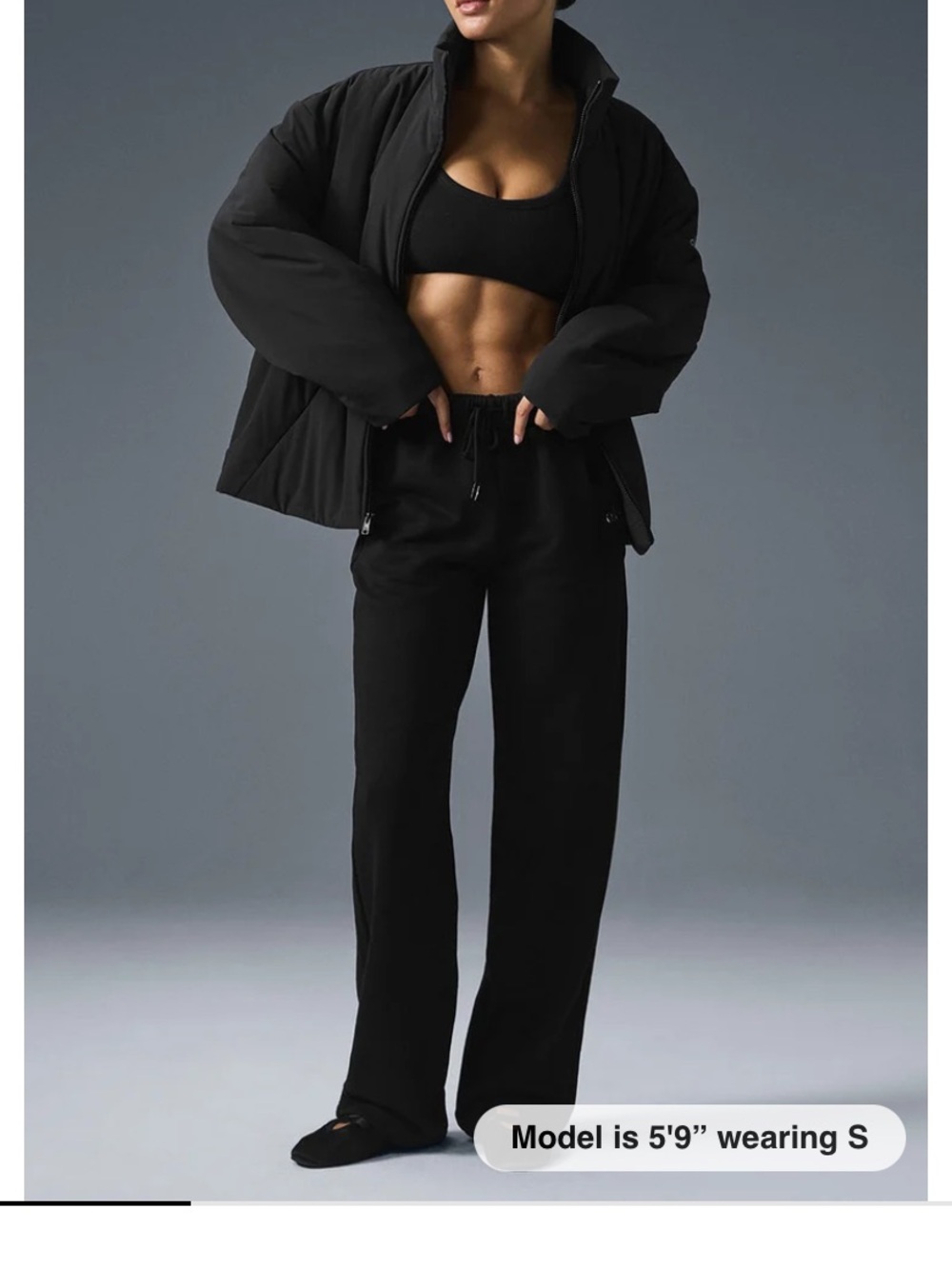 ALO Yoga Stretch Woven Notable Jacket. Size. M. Color. Black